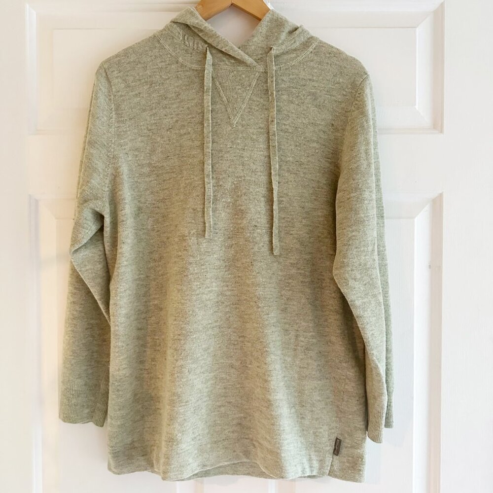 Woolrich Wool Blend Safe Green Women’s Hoodie Sweatshirt Size Small